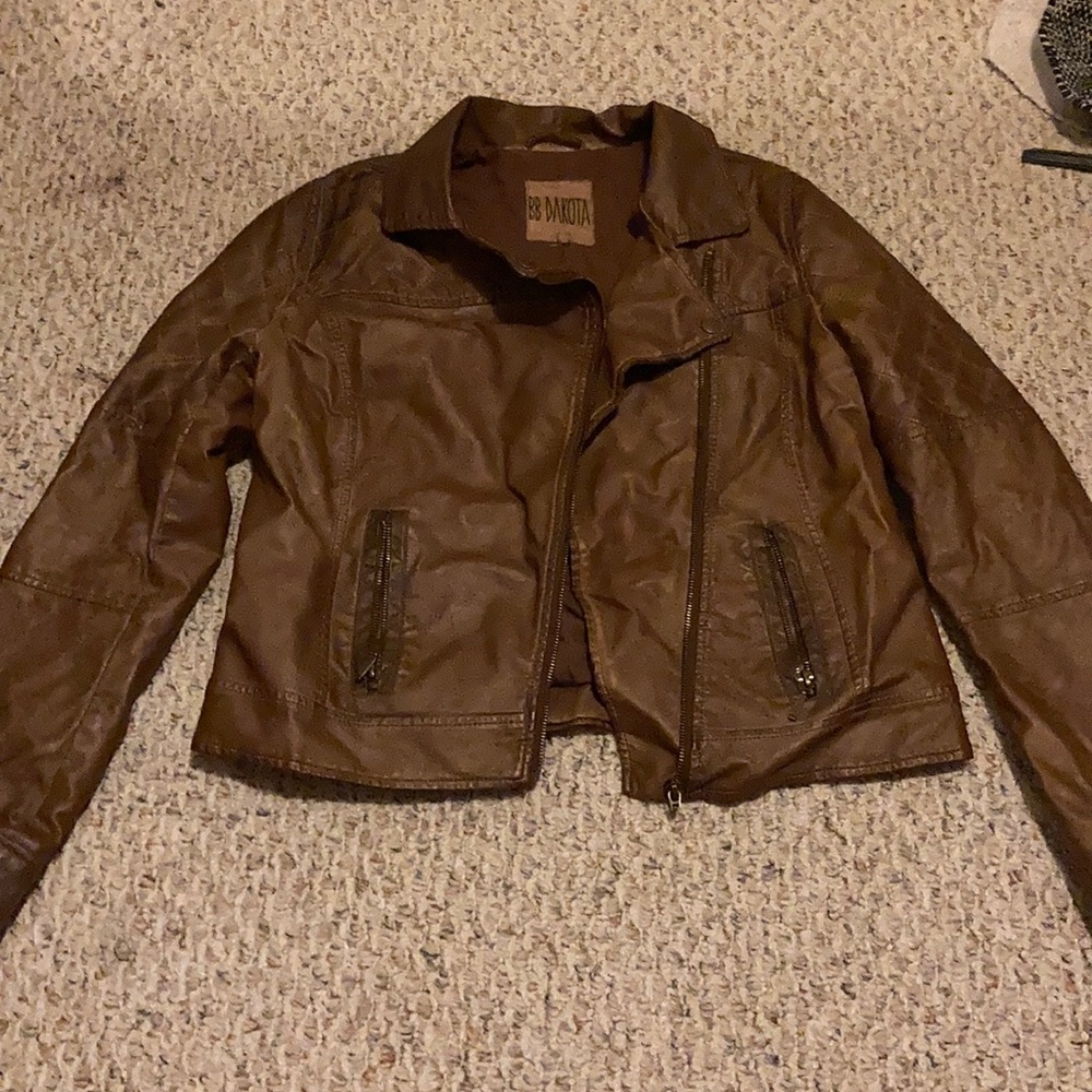 Vintage Dark Brown leather jacket